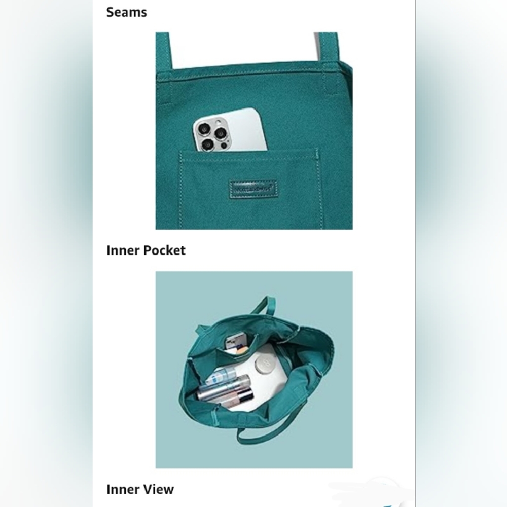 See Updated listing Max offer's Hello Weekend Pink Word print Large Totebag - Picture 11 of 15